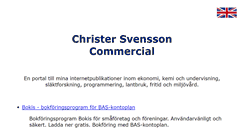 Desktop Screenshot of christersvensson.com