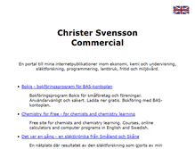Tablet Screenshot of christersvensson.com
